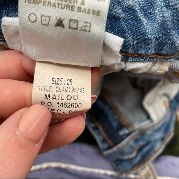 JOES JEANS Women’s The Bella 11” high rise skinny crop distressed denim jeans 25 - Picture 8 of 11